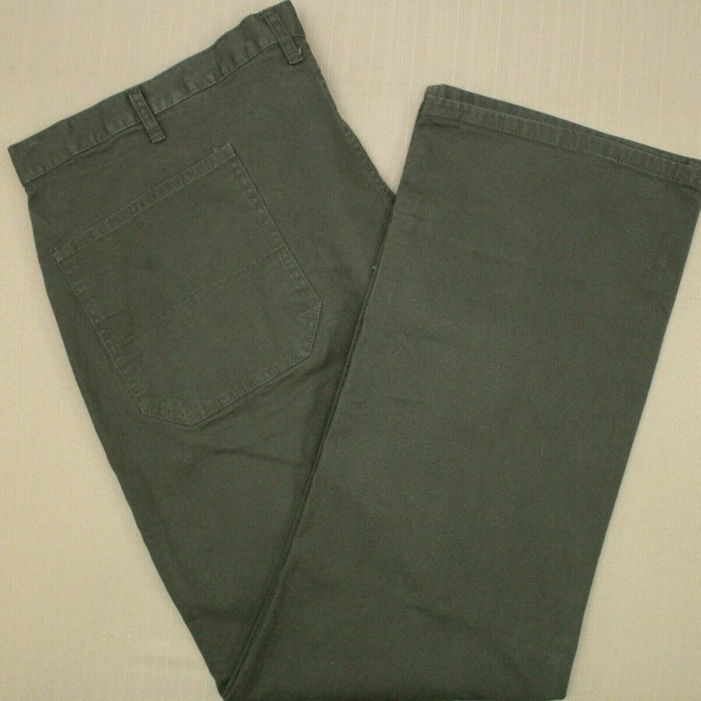 Dickies Dungaree Flex Duck Straight Leg Jeans Men's Size 44 X 32 Moss Green NWT - Picture 2 of 9